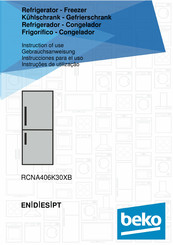 Beko RCNA406K30XB Instrucciones Para El Uso