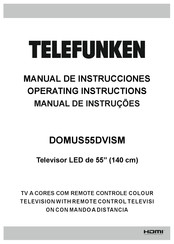 Telefunken DOMUS55DVISM Manual De Instrucciones