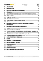 Powerplus POWX0485 Manual De Instrucciones