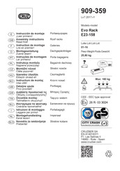 CRUZ 909-359 Instrucciones De Montaje