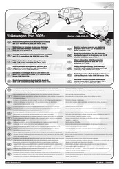 ECS Electronics VW-058-BL Instrucciones De Montaje