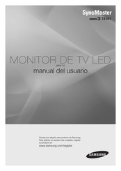 Samsung SyncMaster TB301 Manual Del Usuario