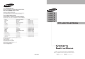 Samsung LN23R71B Manual Del Usuario