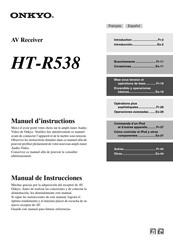 Onkyo HT-R538 Manual De Instrucciones