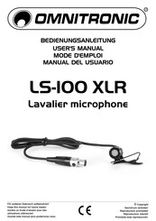 Omnitronic LS-100 XLR Manual Del Usuario