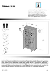 Forte SNWV821LB Instrucciones De Montaje