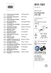 CRUZ 911-101 Instrucción De Montaje