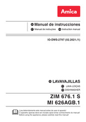 Amica IO-DWS-2797 Manual De Instrucciones