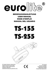 EuroLite TS-255 Manual Del Usuario