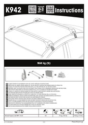 Yakima K942 Manual Del Usuario