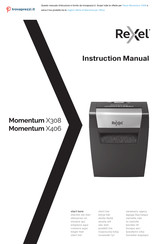 Rexel Momentum X308 Manual Del Usuario