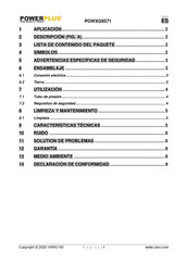 Powerplus POWXG9571 Manual Del Usuario