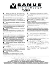 Sanus VisionMount VLF220 Instrucciones De Montaje