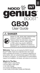 NOCO Genius BOOST GB30 Manual De Instrucciones