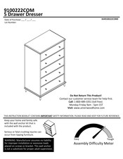 Ameriwood HOME 9100222COM Manual Del Usuario