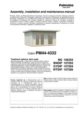 Lemeks Palmako PM44-4332 Manual De Montaje