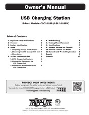 Eaton Tripp-Lite CSC16USB Manual Del Propietário