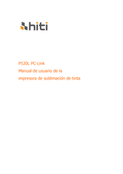 Hiti P520L PC-Link Manual De Usuario