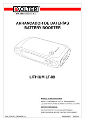 Solter LITHIUM LT-09 Manual De Instrucciones