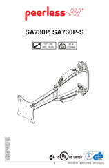 peerless-AV SA730P-S Instrucciones De Montaje