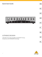 Behringer ULTRABASS BX2000H Guia De Inicio Rapido