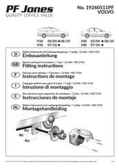 PF Jones 19260511PF Instrucciones De Montaje