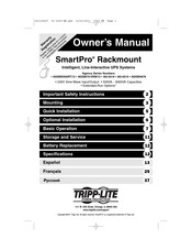 Tripp-Lite SmartPro AGSM7515RM1U Manual Del Propietário