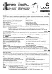 Rockwell Automation 1606-XLS120E Manual De Instrucciones