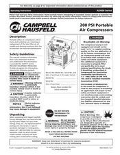 Campbell Hausfeld HJ3000 Serie Manual De Instrucciones