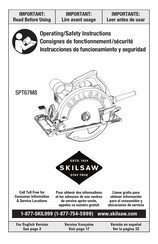 skilsaw SPT67M8 Instrucciones De Funcionamiento Y Seguridad