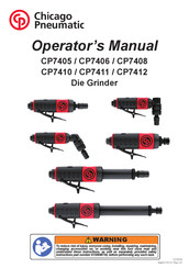 Chicago Pneumatic CP7412 Manual Del Operador