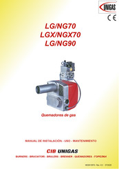 Unigas LGX70 Manual De Instalación - Uso - Mantenimiento