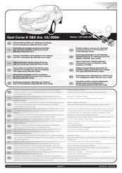 ECS Electronics OP-039-DH Instrucciones De Montaje