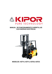 Kipor KEF25 Manual De Funcionamiento