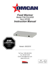 Omcan FW-CN-0450 Manual De Instrucciones