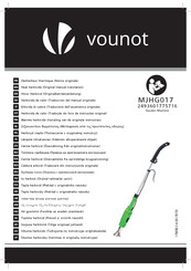 VOUNOT MJHG017 Traducción Del Manual Original