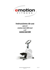 Emotion Fitness motion stair 600 Instrucciones De Uso