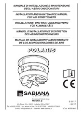 Sabiana Polaris Manual De Instalación Y Mantenimiento
