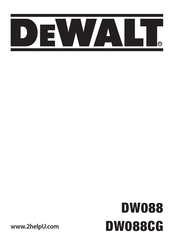 DeWalt DW088CG Traducido De Las Instrucciones Originales