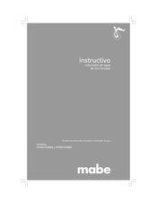 mabe CPGM1630BN Instructivo