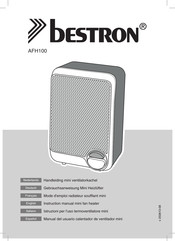 Bestron AFH100 Manual Del Usuario