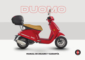 Gilera DUOMO Manual De Usuario Y Garantía