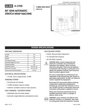 Uline H-3700 Manual De Instrucciones