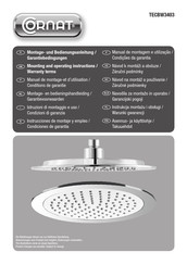 Cornat TECBW3403 Instrucciones De Montaje Y Empleo