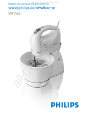 Philips Cucina HR1565 Manual Del Usuario