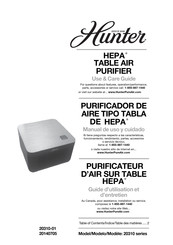 Hunter HEPA 20310 Serie Manual De Uso Y Cuidado