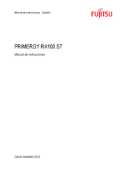 Fujitsu PRIMERGY RX100 S7 Manual De Instrucciones