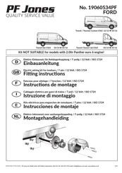 PF Jones 19060534PF Instrucciones De Montaje