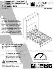 Signature Sleep 1108340COM Instrucciones De Montaje