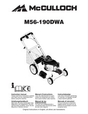 McCulloch M56-190DWA Manual De Las Instrucciones